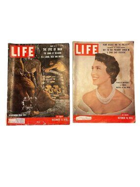 Vintage LIFE Magazine 1955 October 10 Princess Margaret Mid Century Ads Coca Col